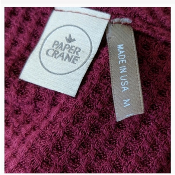 ANTHRO PAPER CRANE BLOUSE - Picture 4 of 8